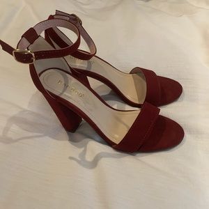 Bamboo Stacked Chunky Heels